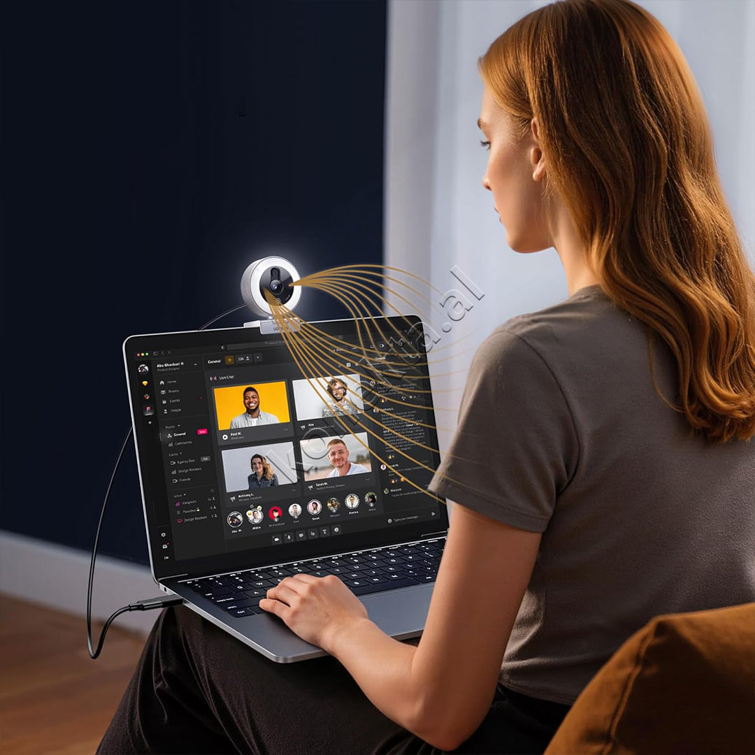 Kamera Per Kompjuter Webcam 2K Me Drite Led Ugreen