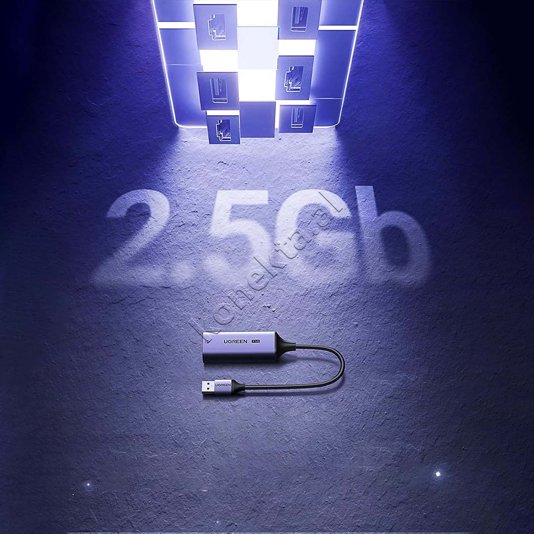 Adaptor Interneti Ugreen Nga USB3.0 / Type-C Ne RJ45 2.5G