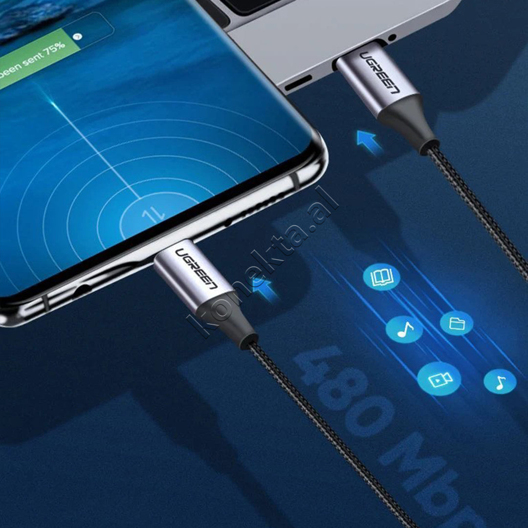 Kabell USB-C (M) Ne USB-C (M) Ugreen 1m