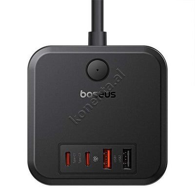 Multiprize 3 Vendeshe Me Porta 2xUSB-A Dhe 2xUSB-C Baseus