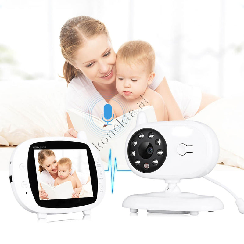 Kamera për Monitorimin e Foshnjës, me Ekran, Mikrofon të Integruar, Komunikim i Dyanshëm, Sensor Temperature, Shikim Natën