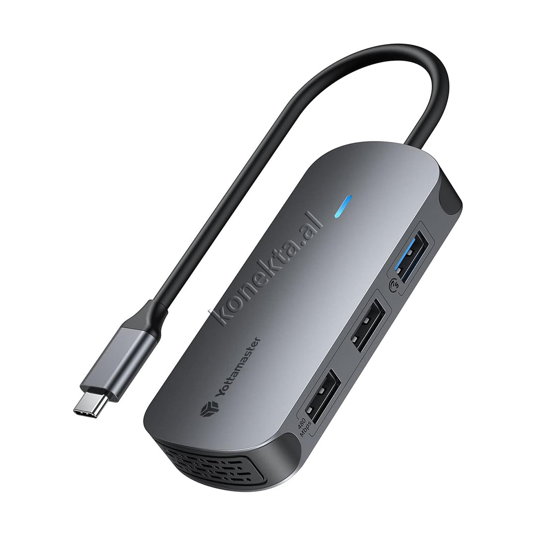 Adaptor HUB YottaMaster Me Shume Porta 5 ne 1