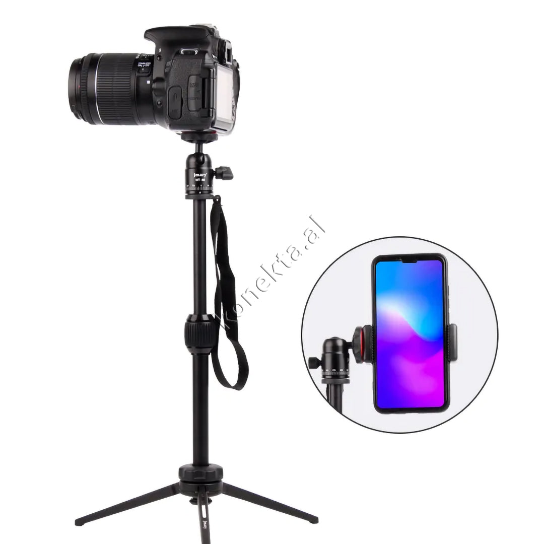 Mini Trekëmbesh (Tripod) Profesional Jmary Me Gjatësi Të Rregullueshme Për Telefon, Kamera, Gopro, SLR,  Etj.