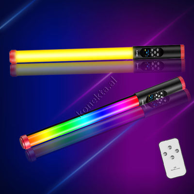 Llambe Dore LED RGB Portative Per Foto dhe Video