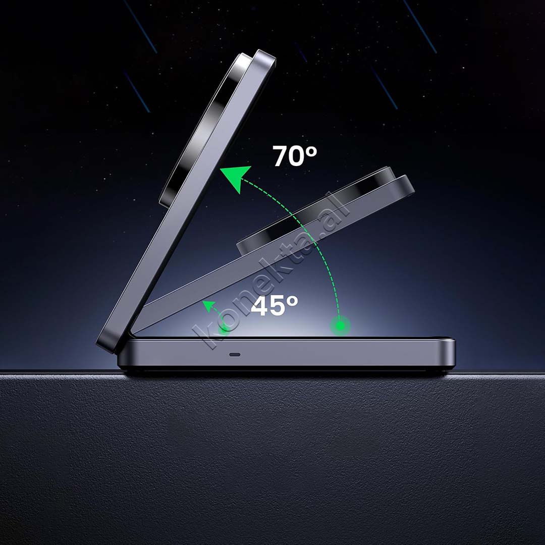 Karikues Wireless Magnetik UGreen 15W 2 Ne 1