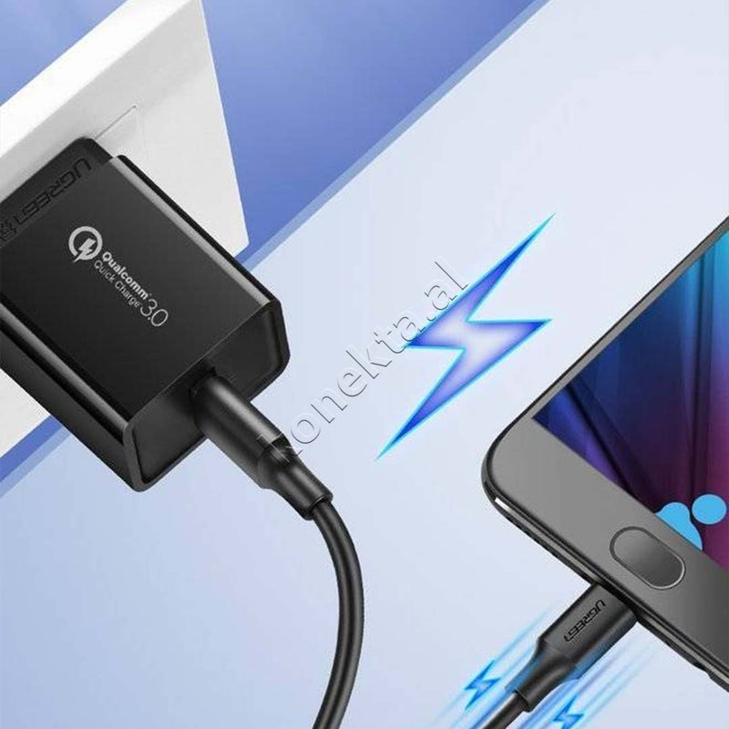Kabell USB-A Ne Micro USB 2A Max 1m Ugreen