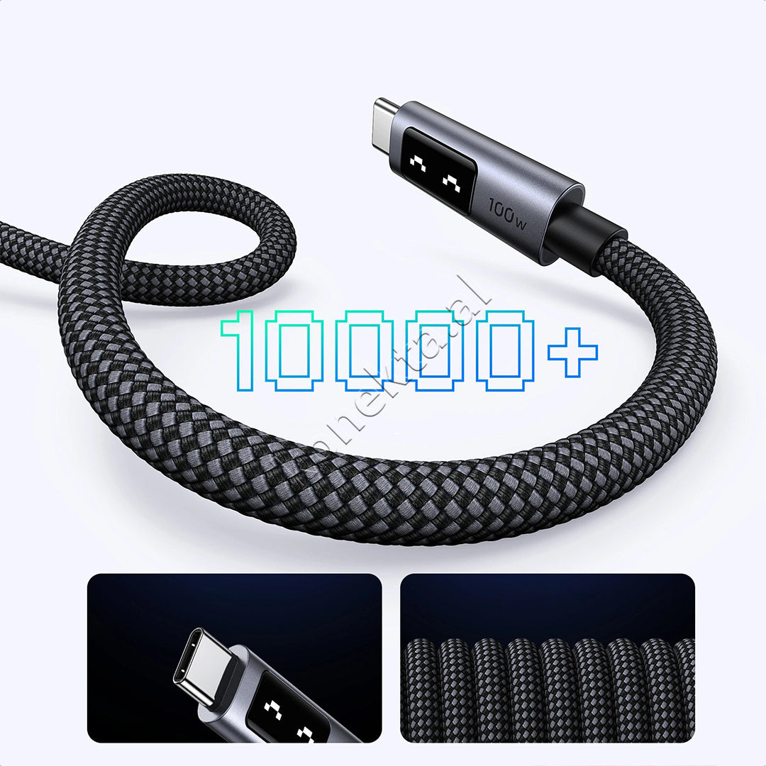 Kabell USB-C (M) Ne USB-C (M) Uno 100W 5A 1m Ugreen