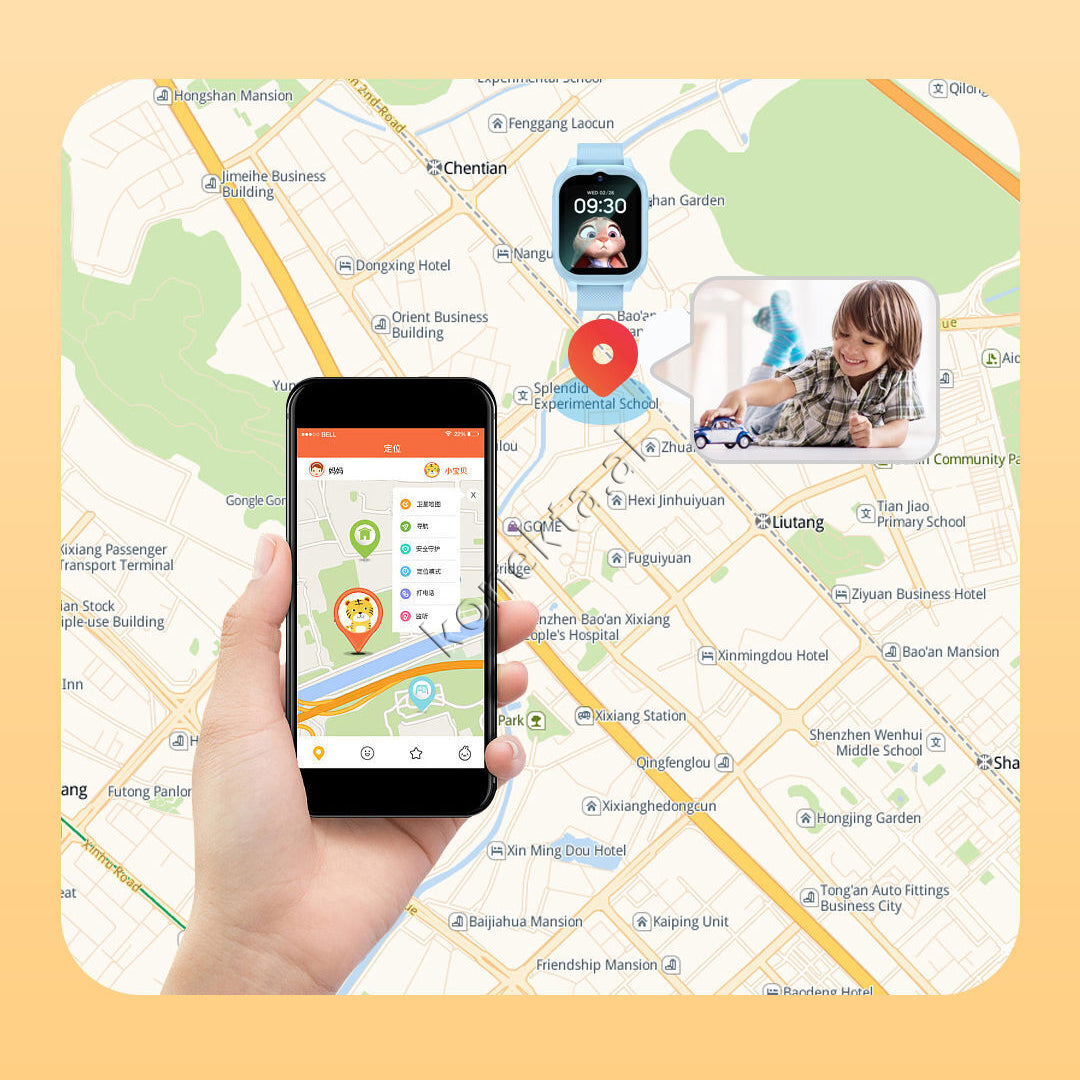 Ore Inteligjente Per Femije Me Karte SIM & Kamera