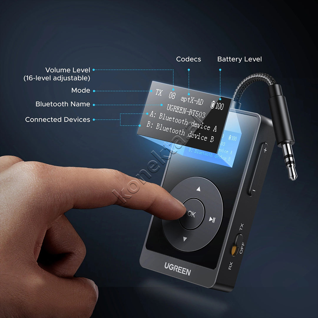 Transmetues Dhe Marres Me Bluetooth UGreen