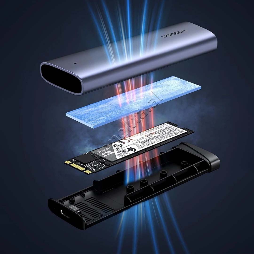 Mbajtese Dhe Lexuese SSD M.2 NVME 10Gbps Ugreen