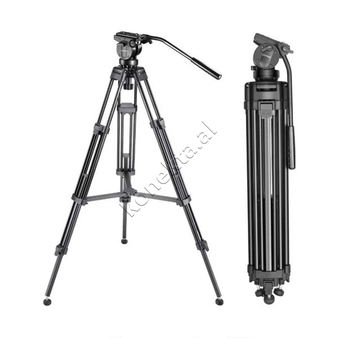 Set Trekembesh (Tripod) Profesional + Rail Slider + Bateri 6600mAh
