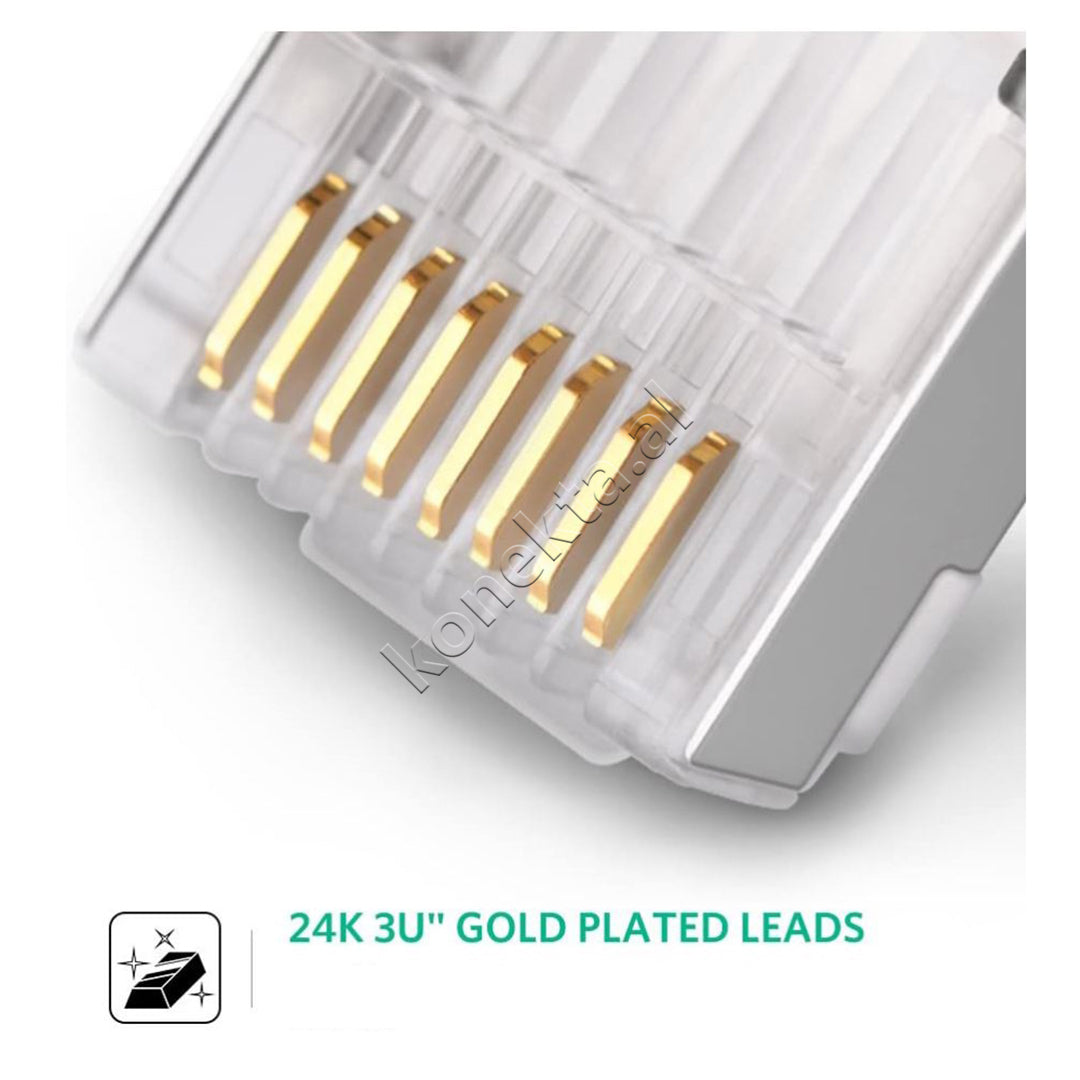 Lidhes RJ45 Cat 6 STP I Mbrojtur 10pcs Ugreen
