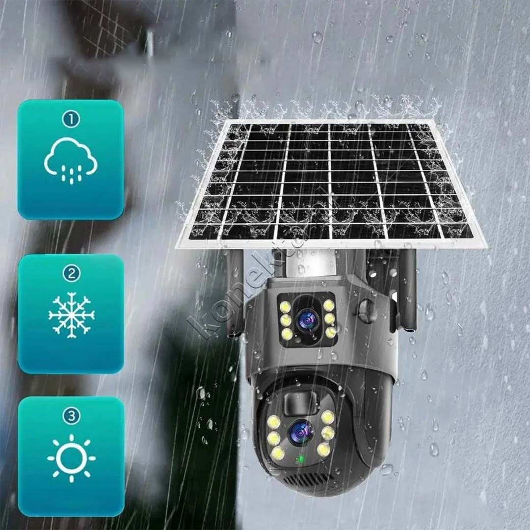 Kamera Sigurie Per Shtepi Outdoor 4MP Me Panel Solar