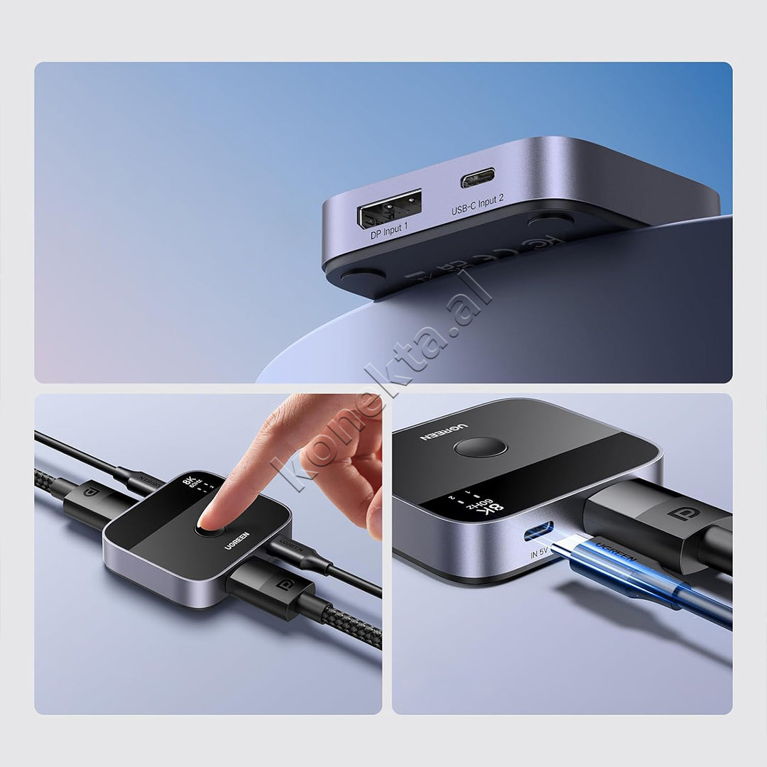 Switch 2 Ne 1 DisplayPort Ne USB-C Ugreen