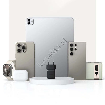 Adaptor Karikimi 30W Baseus Me Porte USB-C Dhe Fishe Type-C