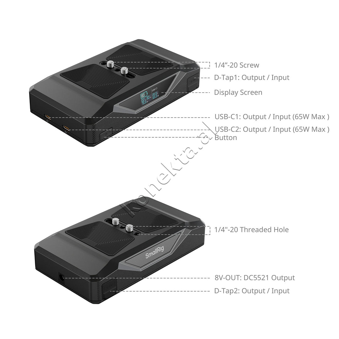 CB75 Camera Base Battery Kit SmallRig 5248