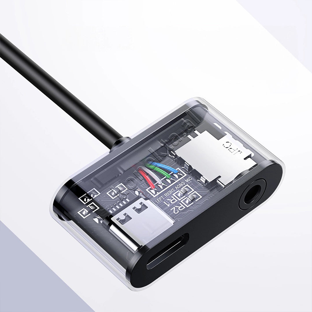 Kabell USB-C (M) Ne 3.5mm mini jack / USB-C (F) Ugreen