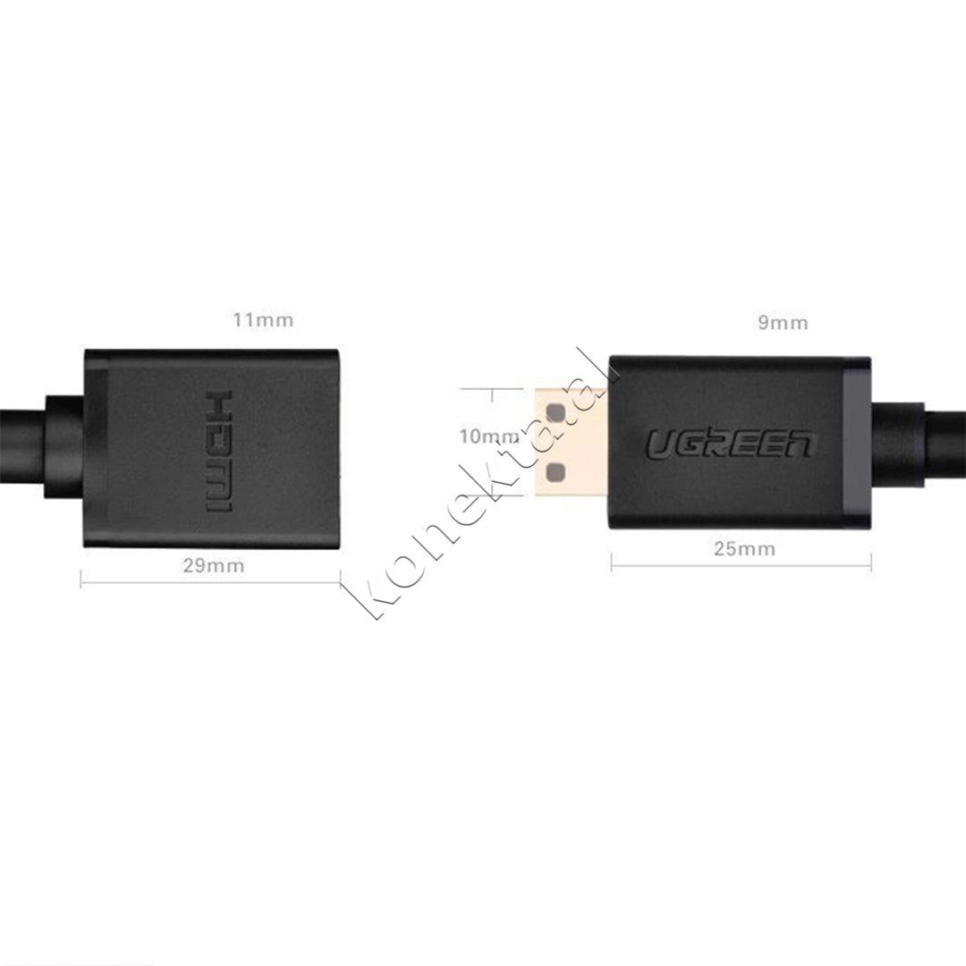 Kabell HDMI (F) Ne Mini HDMI (M) 22cm Ugreen