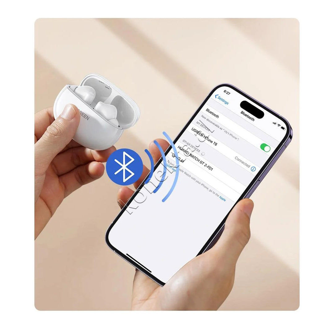 Kufje Çift Me Bluetooth HiTune T6s Ugreen