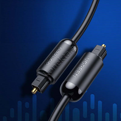 Kabllo Audio Optike Ugreen me Lidhes Toslink/SPDIF, 1m