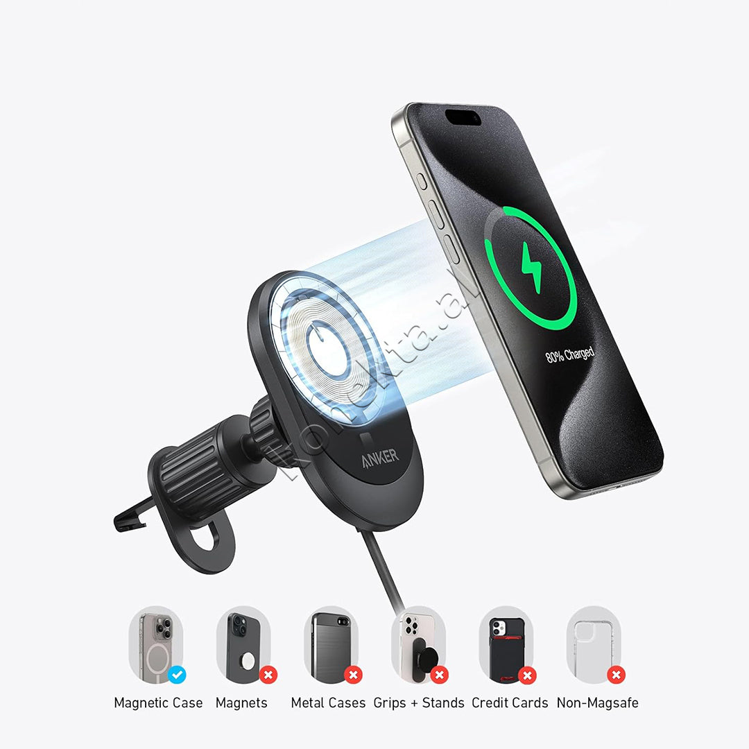 Adaptor Karikimi Wireless Per Makine Me Fishe Te Terheqshme USB-C Anker