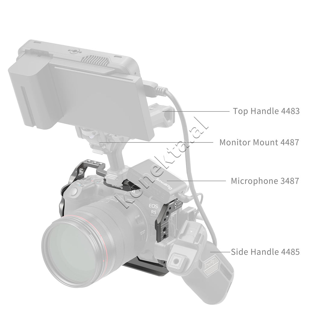 HawkLock Quick Release Cage For Canon EOS R5 Mark II SmallRig 4977