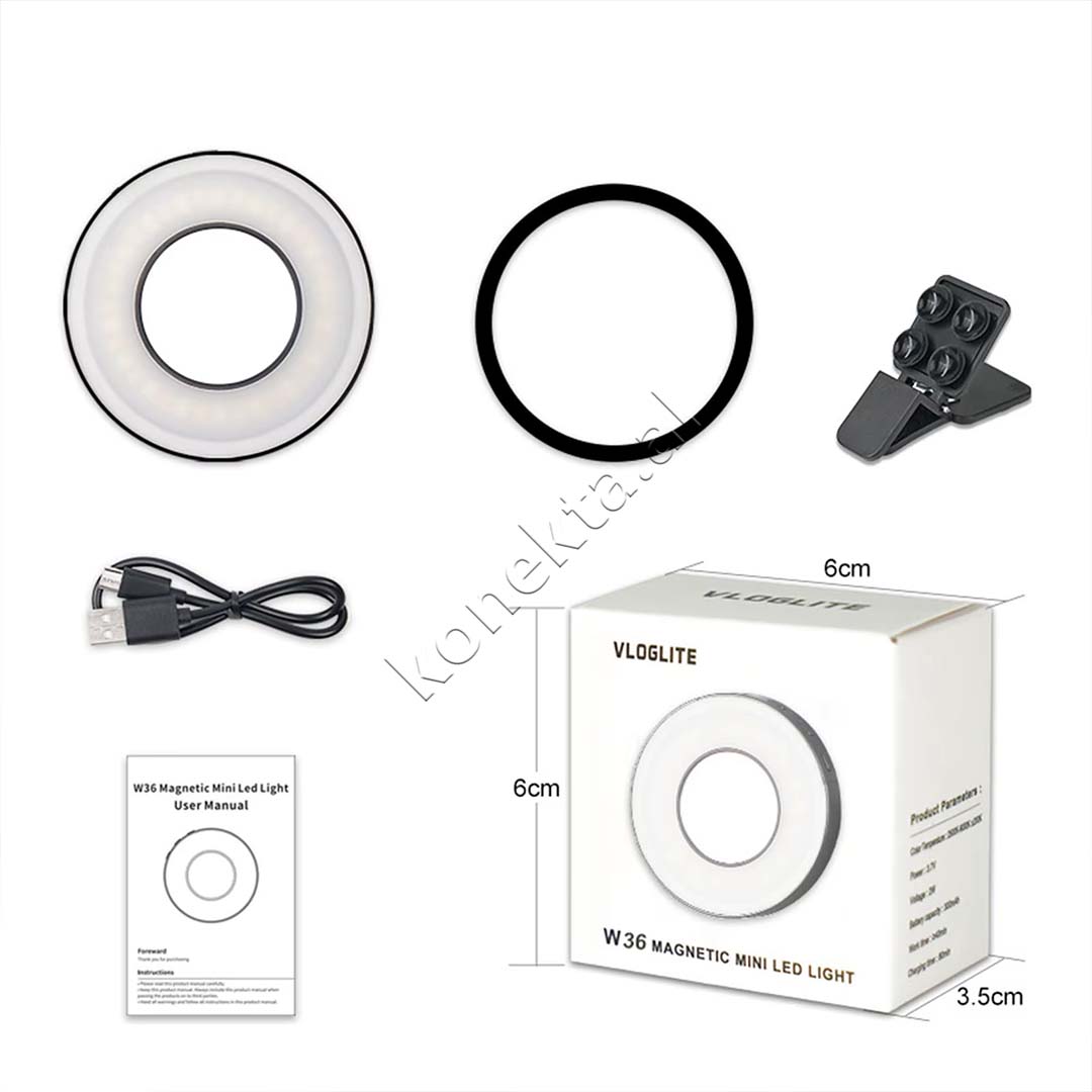 Mini Drite Profesionale Magnetike Bikolor Per Selfie