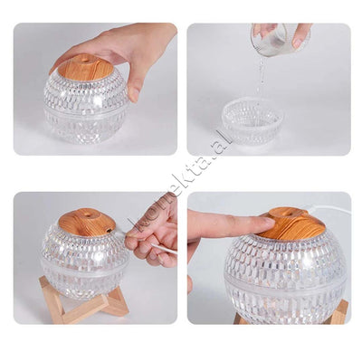 Hidratues Ajri I Kristalte 3D Me Drita RGB 350ml