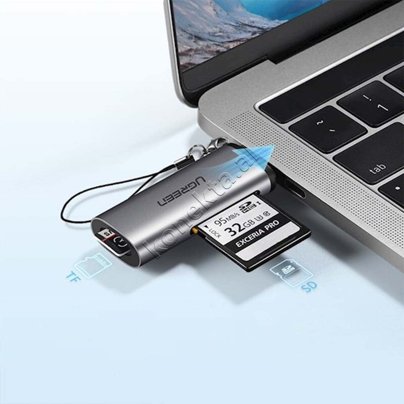 Adaptor Me Porte USB-C  Per Karte TF Dhe SD Ugreen