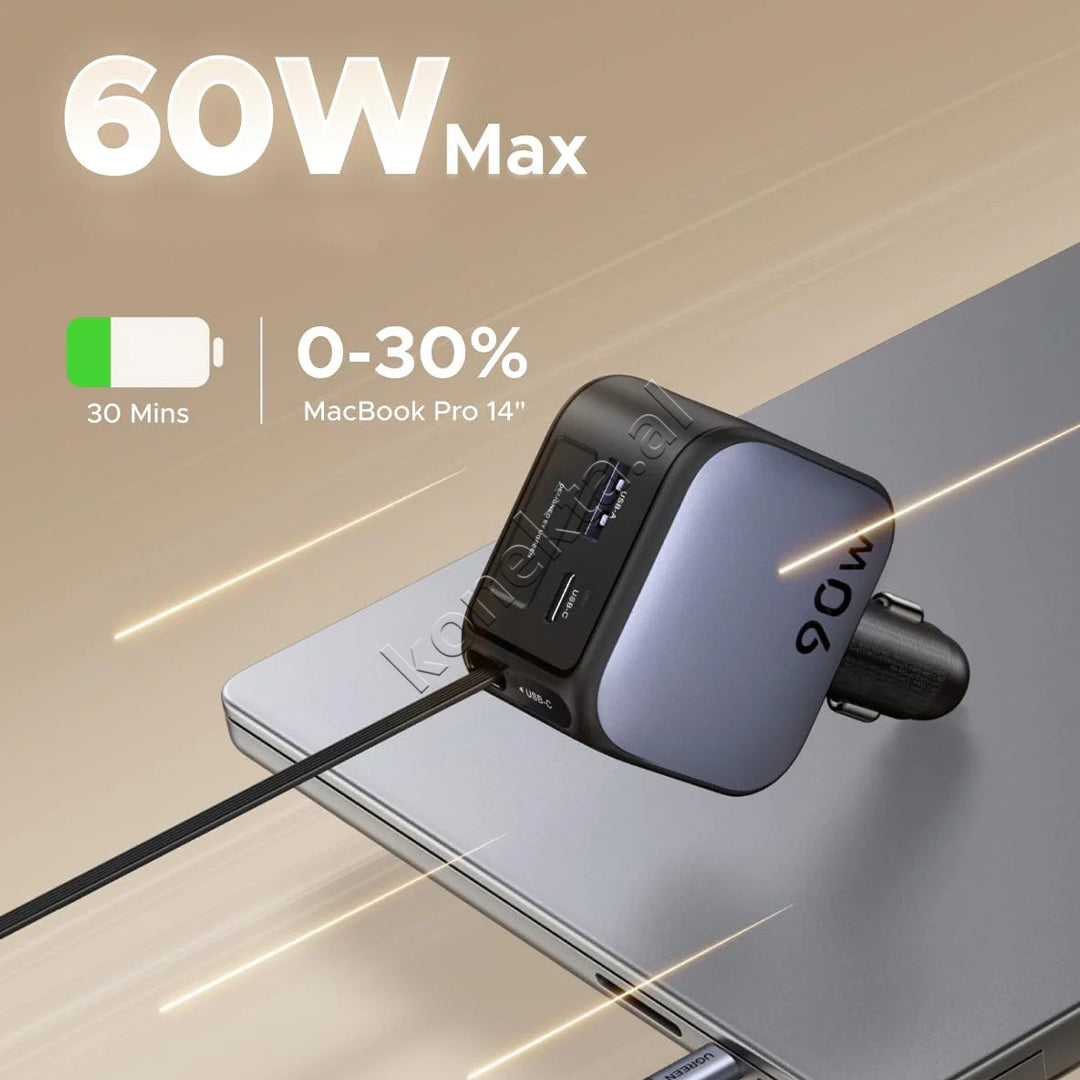 Karikues Makine Nexode 90W Me Kabell USB-C Te Integruar Ugreen