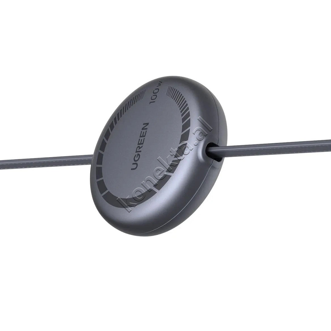 Kabllo Inteligjente USB-C 100W 1m Me Terheqje Automatike Ugreen