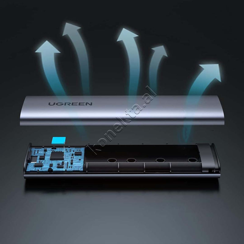 Mbajtese Dhe Lexuese SSD M.2 NVME 10Gbps Ugreen