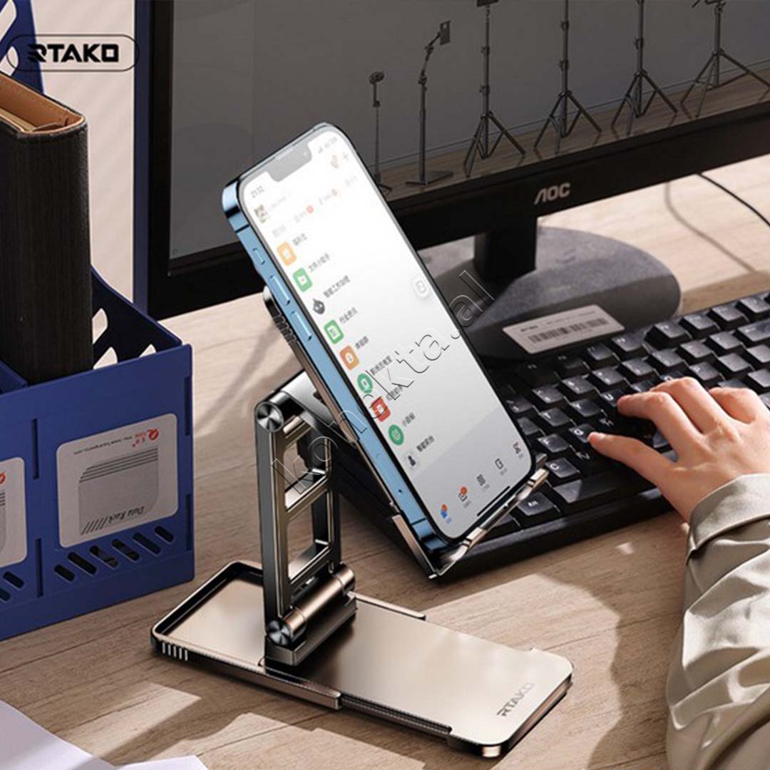 Mbajtese Celulari Dhe Tableti Per Tavoline Rtako