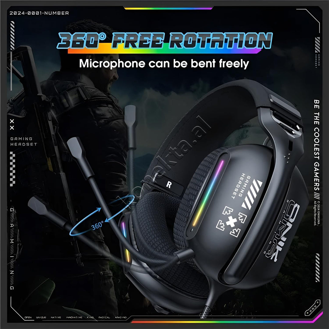 Kufje Headphones Gaming Tri-Mode Me Bluetooth Onikuma
