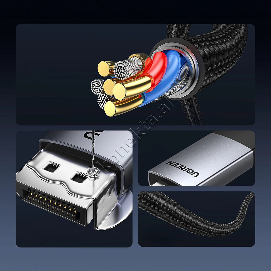 Kabell DisplayPort (M) Ne HDMI (M) 4K Ugreen 2m