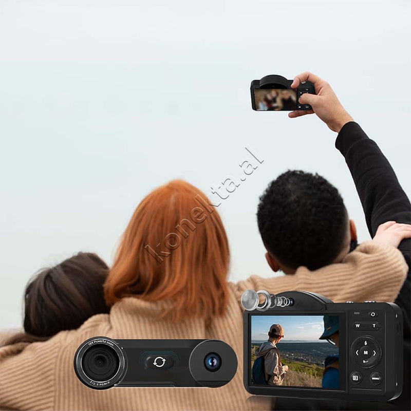 Kamera Digjitale 5K 75MP Me Ekran 2.8"