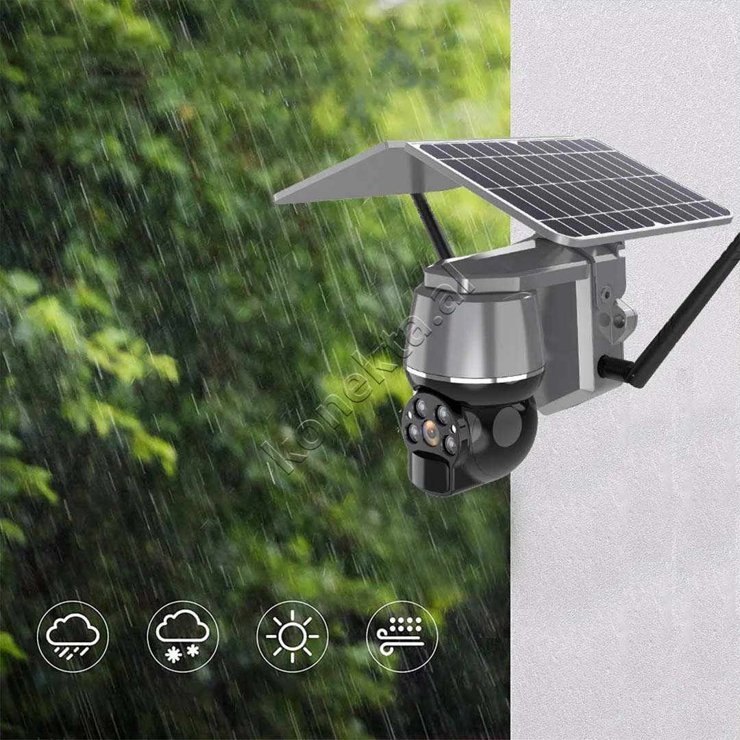 Kamera Sigurie Outdoor Me Panel Solar 1080P Me Karte SIM