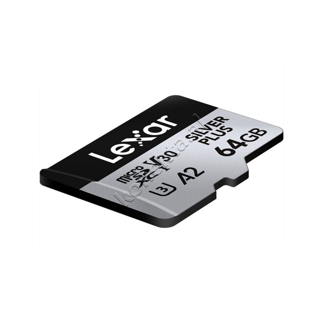 Karte Memorie MicroSDXC Me Adaptor Silver Plus 64GB Lexar