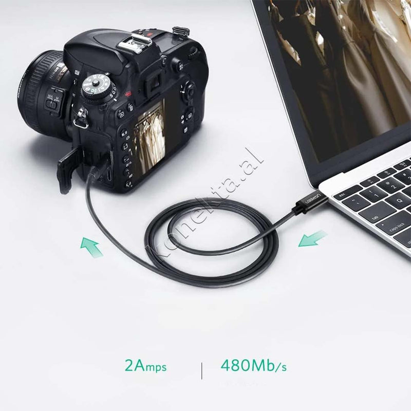 Kabell USB-C (M) Ne Mini USB (M) Ugreen 1m