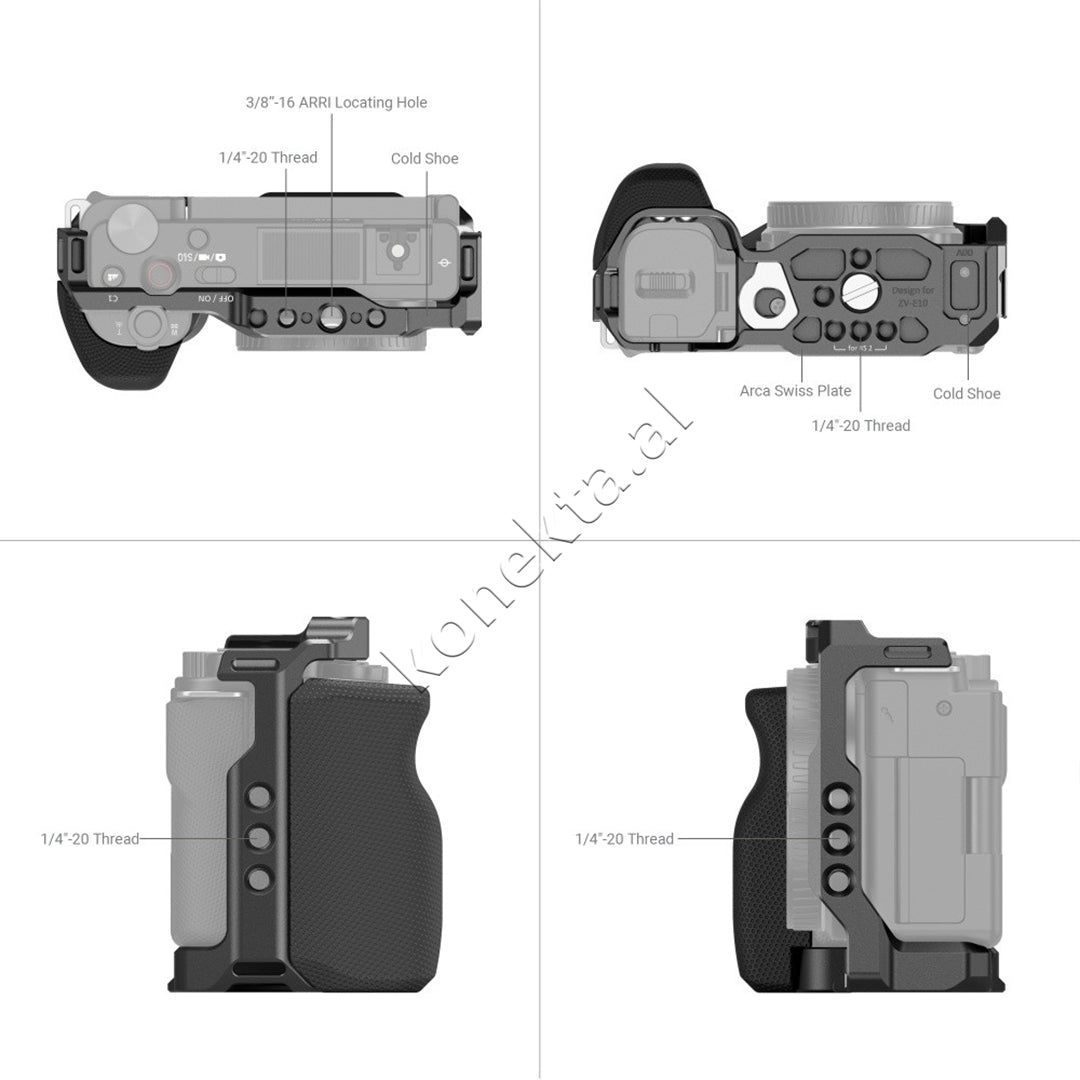 Aksesor Cage With Grip For Sony ZV-E10 SmallRig 3538B