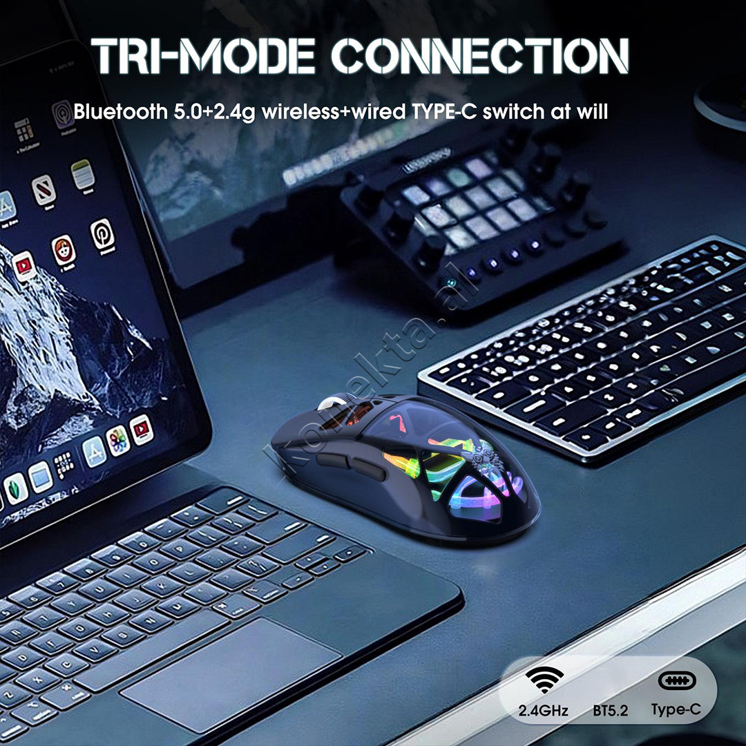 Maus Gaming RGB Me Lidhje Tri-Mode Dhe DPI 3600 Onikuma