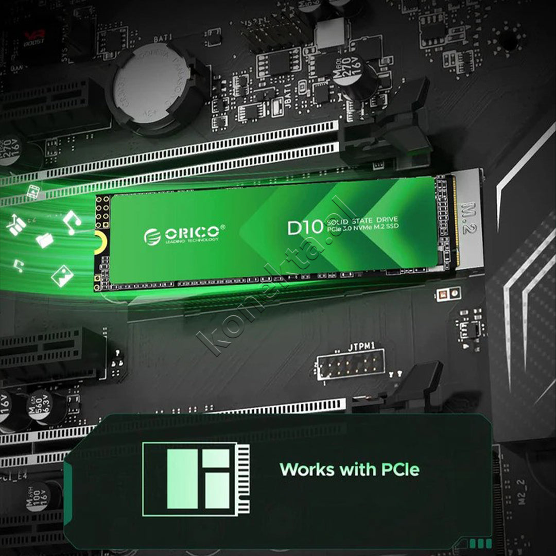 SSD D10 3600Mb/s PCIe 3.0 M.2 NVMe Orico