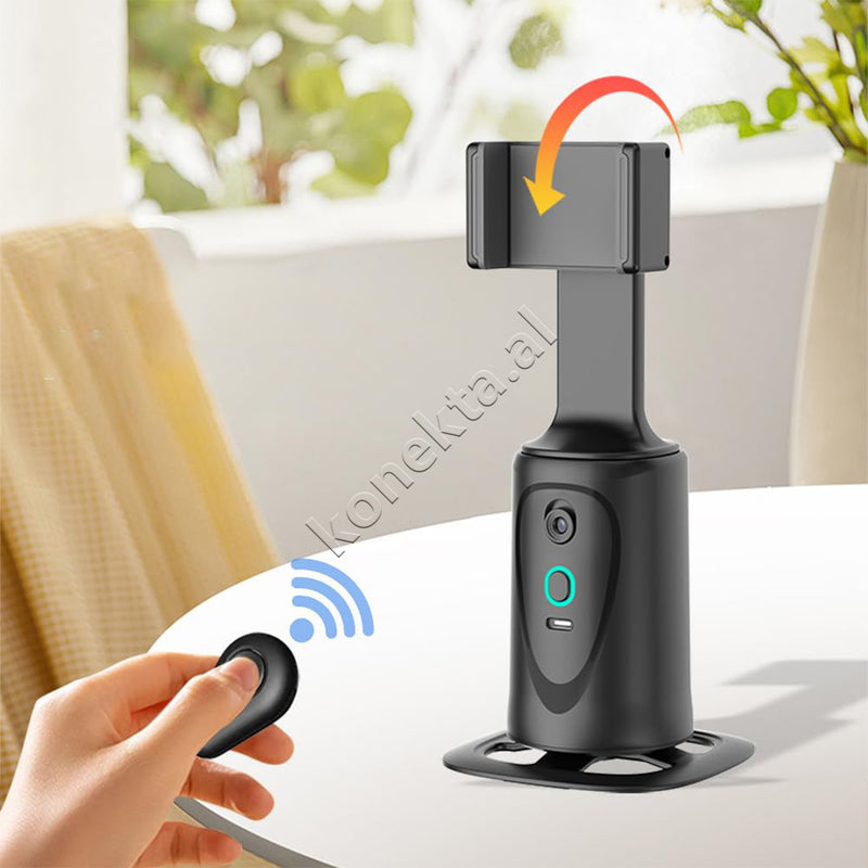 Mbajtese Telefoni Me Sensor Ndjekjeje Inteligjent 360° Per Tripod