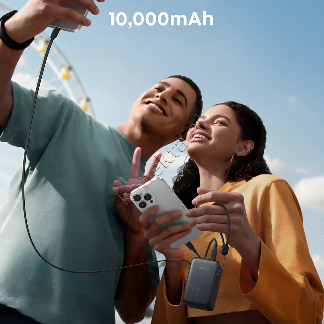 Bateri E Jashtme Magnetike 10000mAh 45W Me Fishe Te Terheqshme Type-C Anker