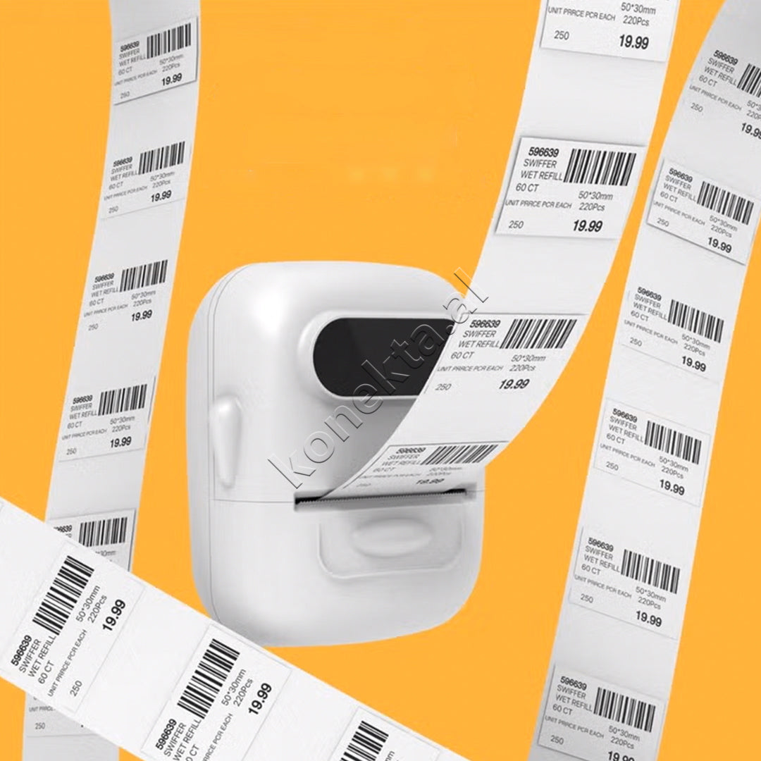 Leter Termike E Bardhe Marklife 50*30mm Per S2