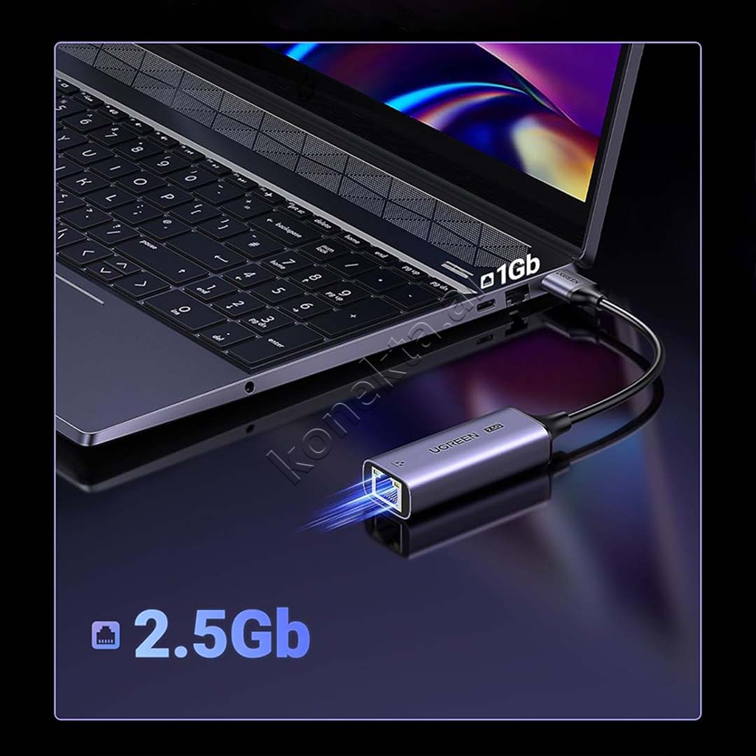 Adaptor Interneti Ugreen Nga USB3.0 / Type-C Ne RJ45 2.5G