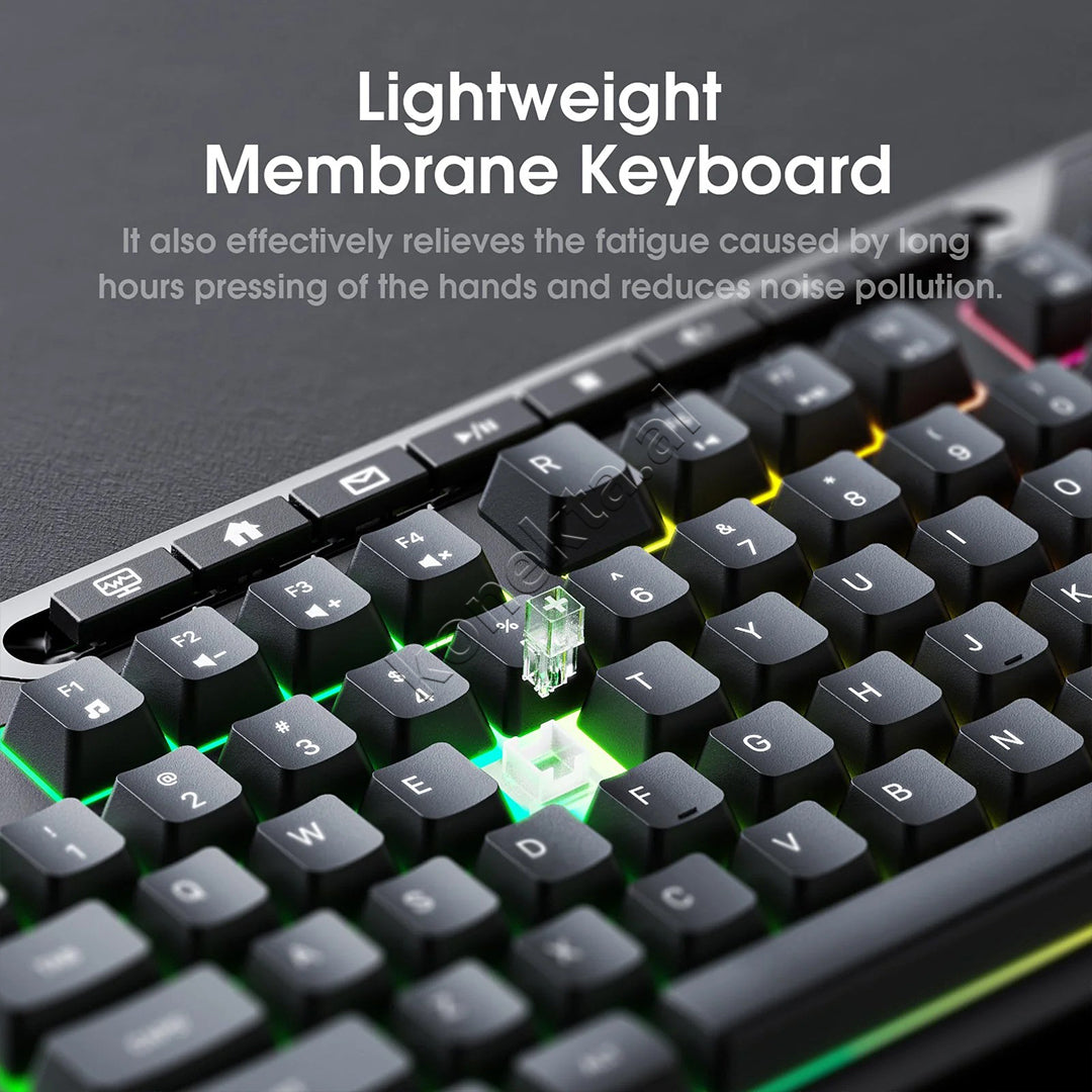 Tastiere Gaming Ergonomike Me Ndriçim RGB Onikuma