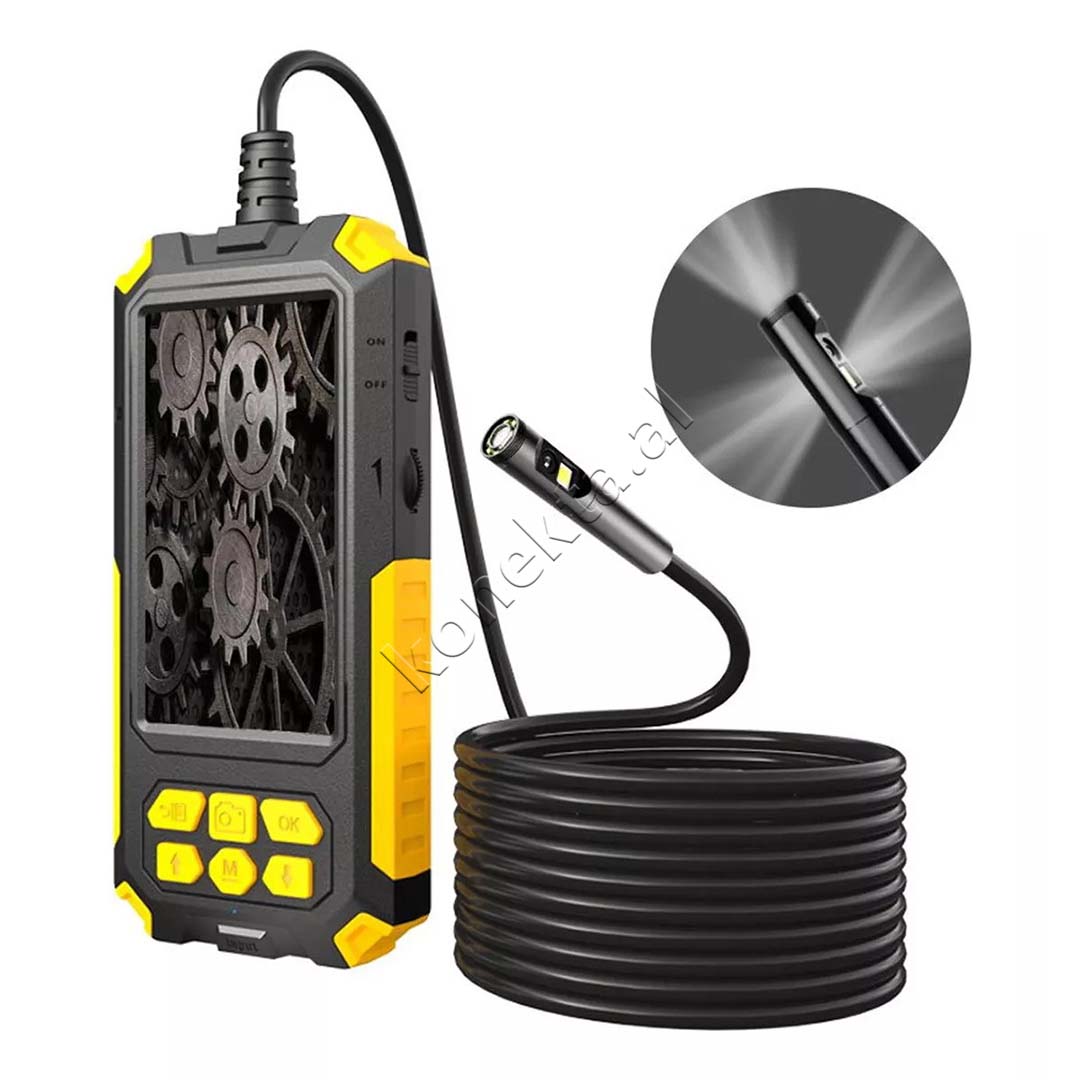 Kamera Endoskopike Me Dy Lente Dhe Ekran 4.5" 5m / 10m