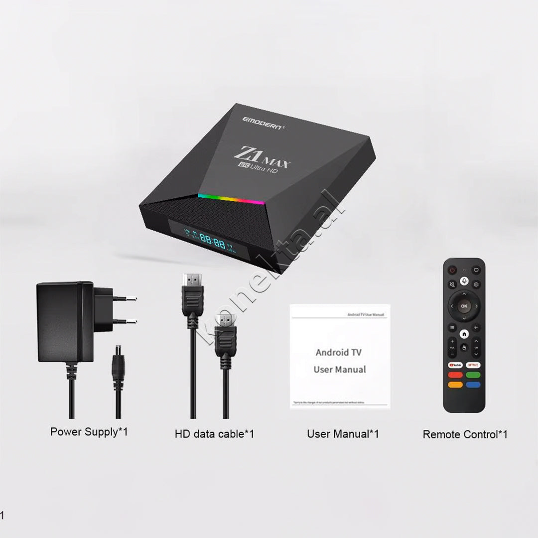 Android TV Box Z1 Max 8K Ultra HD