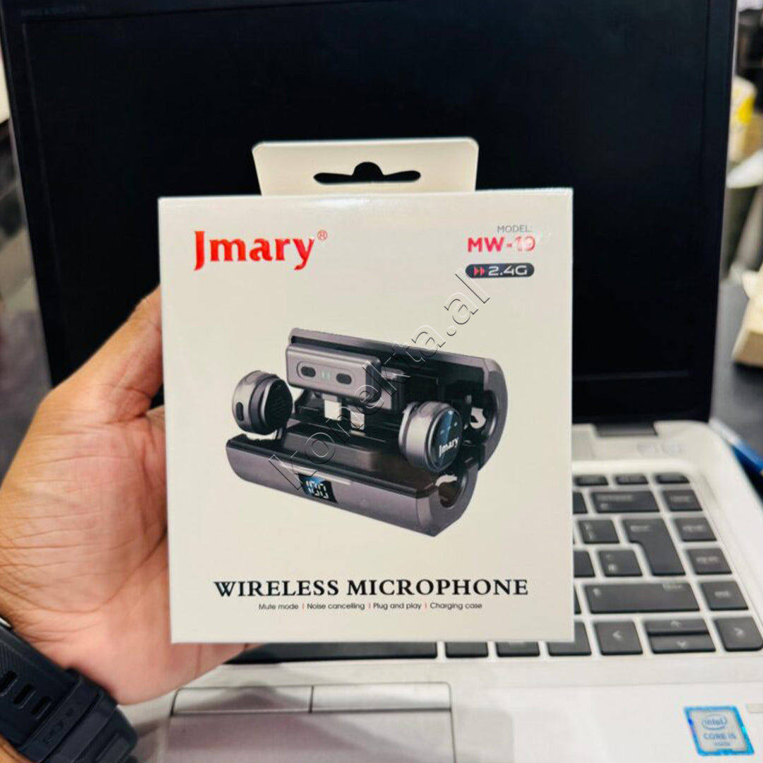 Mikrofon Dual Profesional Wireless Me Porte Type-C & Lightning Jmary